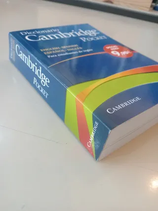 Diccionario inglés POCKET Cambridge SpanishEnglish