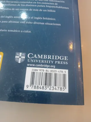 Diccionario inglés POCKET Cambridge SpanishEnglish