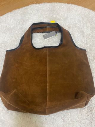 Bolso de hombro Parfois de piel marrón