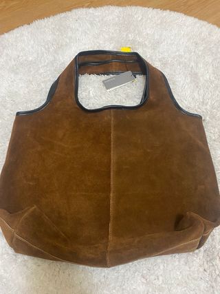 Bolso de hombro Parfois de piel marrón