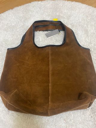 Bolso de hombro Parfois de piel marrón