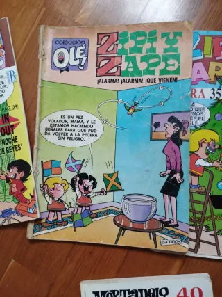 Comics Zipi y zape y Mortadelo y Filemón