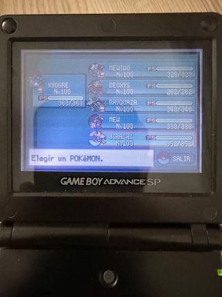 Pokemon Rojo Fuego GBA Pokedex Completa