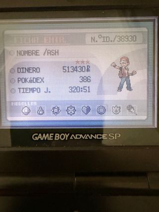Pokemon Rojo Fuego GBA Pokedex Completa
