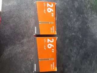 2 Camere per Bici 26 Valvola Presta 48mm