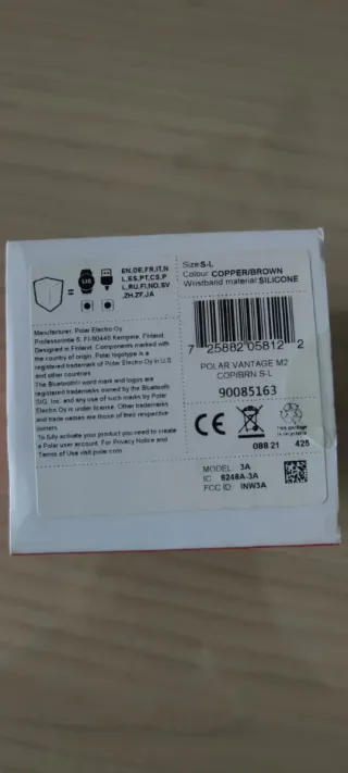 Reloj Polar Negro y Dorado