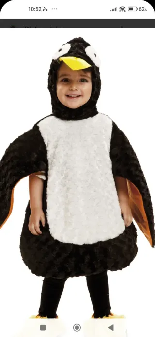 Disfraz de pingüino 5-6 años