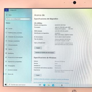 HP All in One (Restaurado 2026)(pantalla 20”)