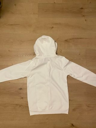 Felpa Lacoste bianca con zip