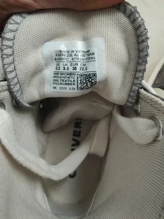 Converse Plataforma Mujer Talla 38