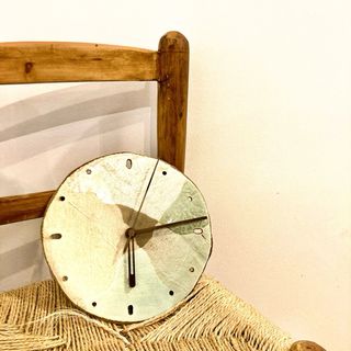 Reloj de pared artesanal