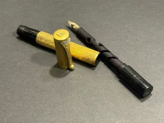 Pluma Waterman Chapado Oro 18K