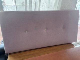 Cabecero tapizado rosa