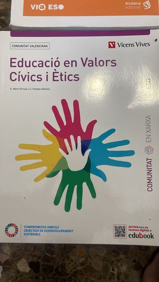 Libro de texto valores civicos