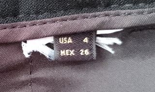 Pantalón Massimo Dutti Talla 36 Negro