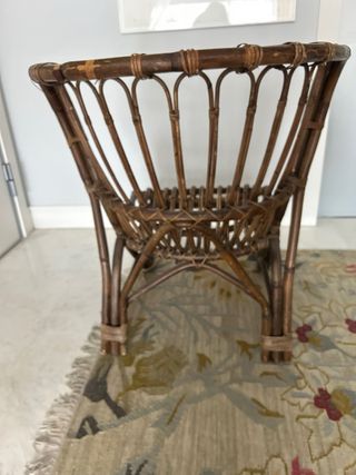 Tumbona  hamaca butaca  silla de bambú auténtico