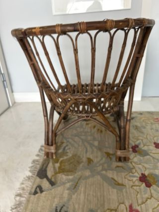 Tumbona  hamaca butaca  silla de bambú auténtico