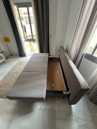 Oportunidad! !! Sofá Cama 3 Plazas Gris