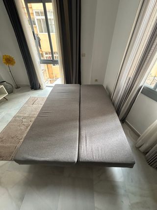 Oportunidad! !! Sofá Cama 3 Plazas Gris