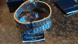 Reloj Yves Saint Laurent Chapado Oro 18K