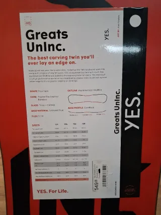 Tabla Snowboard 151 YES Kill The Pig