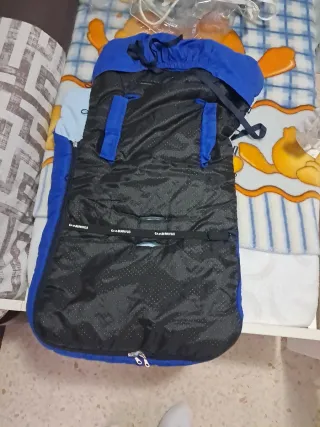Saco para cochecito de bebé azul