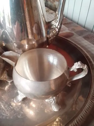 Set Teiera Argento Vintage