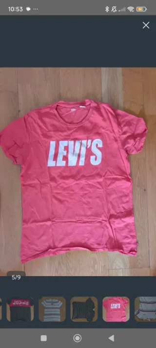 Camiseta Levis Roja