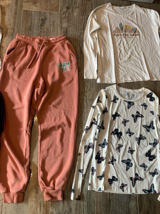 Lote invierno 12-14 años/ T.XS mangas largas 10€
