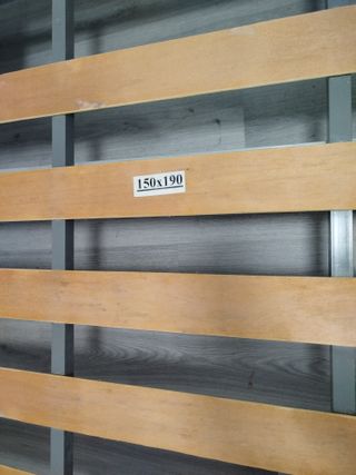 Somier de láminas y base de cama