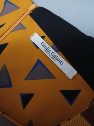 Vestido estampado geométrico