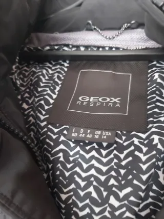 Chaquetón Geox Negro Mujer