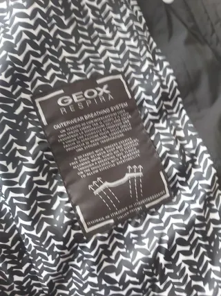 Chaquetón Geox Negro Mujer