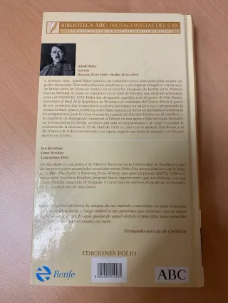 Adolf Hitler Ian Kershaw biografía histórica, dura