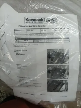 Parabrisas Kawasaki GTR1400 Alto Original Nuevo