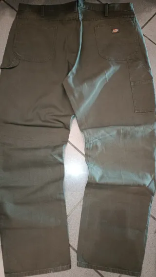 Pantaloni Dickies Cargo Gamba Larga Verde Oliva