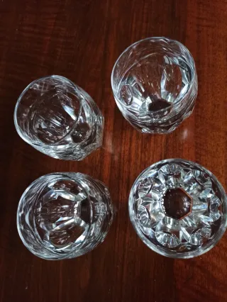 4 Bicchieri Whisky Cristallo