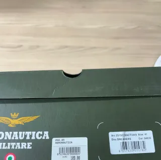 Scarpe Aeronautica Militare 41 scatola originale