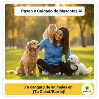 Paseadora y Cuidadora de Perros y Gatos Paiporta.