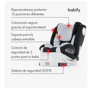 Babify onboard con Isofix 360 grados