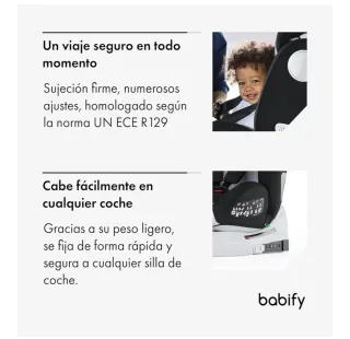 Babify onboard con Isofix 360 grados