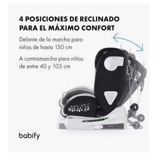 Babify onboard con Isofix 360 grados