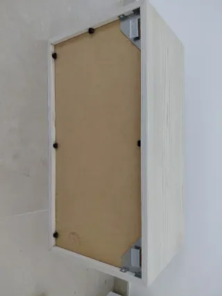 Conjunto mueble suspendido entrada y espejo