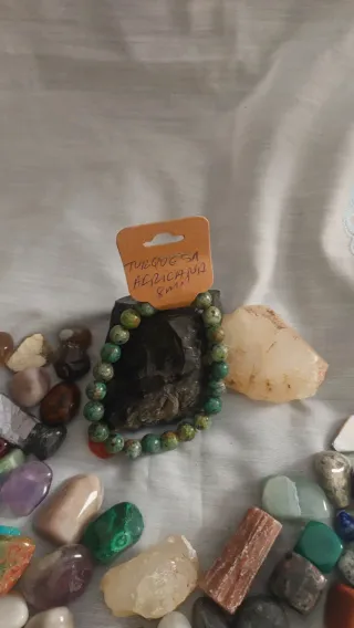 Pulsera Turquesa Africana Piedra Natural 8mm