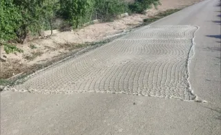 Red de seguridad obra 5x11m blanca