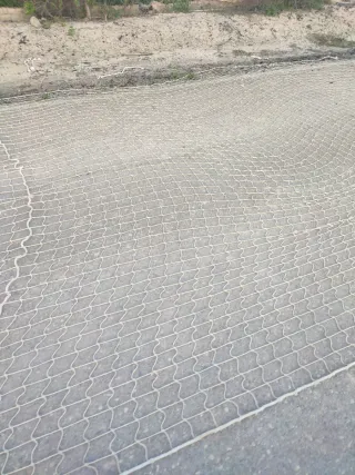 Red de seguridad obra 5x11m blanca