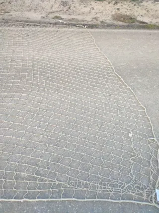 Red de seguridad obra 5x11m blanca