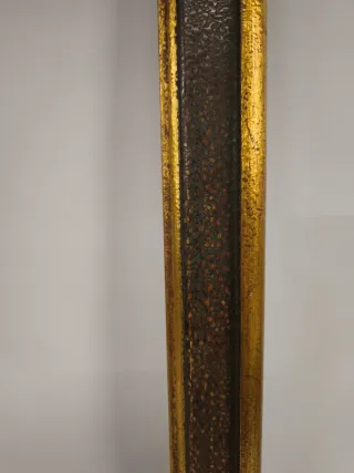 Marco para cuadro dorado y marrón