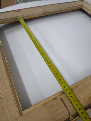 Marco para cuadro dorado y marrón