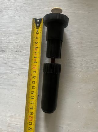 6 Patas Negras para Muebles especialmente cocinas